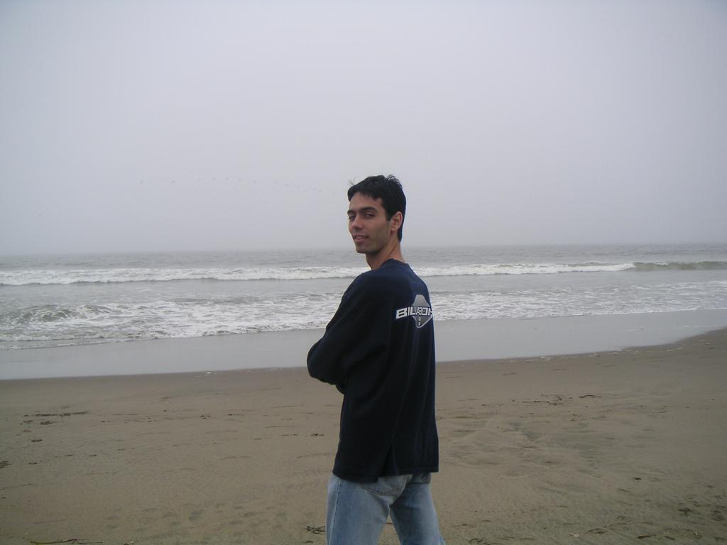 SF foggy beach