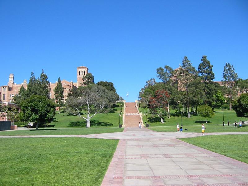 UCLA main stairs