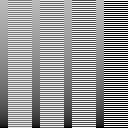 Densest horizontal stripes