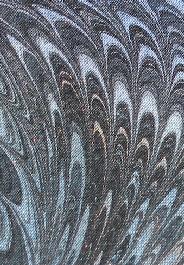 marble-dyed fabric
