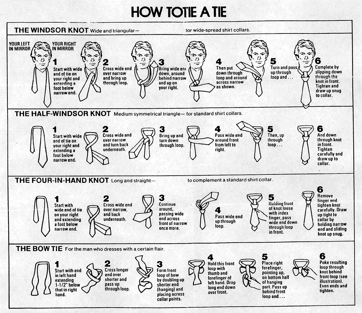 How to tie neckties!
