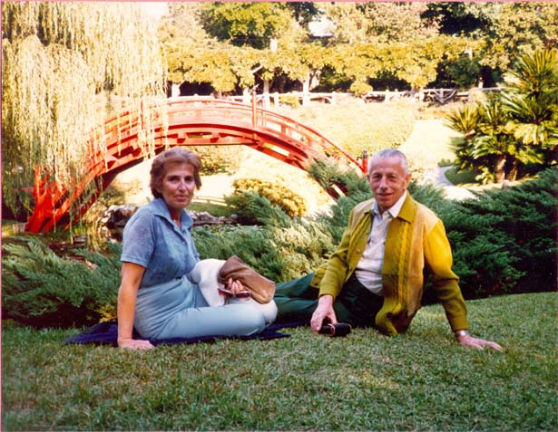 At the Japanese Garden, Huntington Library; photo by Francoise Labadie