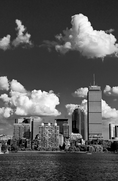 Boston seen from the other side of the Charles. June 21, 2008