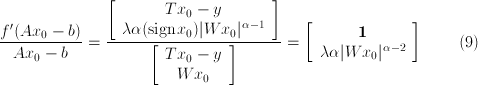 <code>fracf(Ax_0-b)Ax_0-b = fracleft[ c Tx_0-y lambdaalpha(textsi</code>