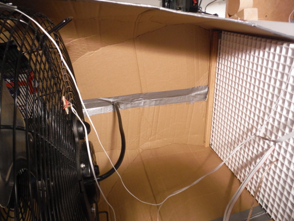 this side seam is duck-taped both inside and outside.