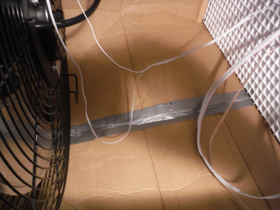 the bottom seam is duck-taped both inside and outside.