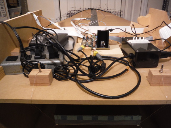 top of test chamber and cowling