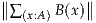 ∥          ∥
∥∑ (x:A)B(x)∥