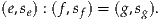 (e,se) : (f,sf) = (g,sg).
