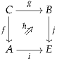  C --g--//B
  |      |
f | h    j
     A -----//E|
     i
