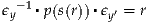   -1▪      ▪
ϵy   p(s(r)) ϵy′ = r
