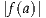 |f(a)|