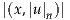 |(x,|u| )|
      n