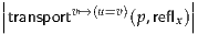 ||       v↦→(u=v)       ||
|transport      (p,reflx)|