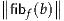 ∥∥fibf(b)∥∥