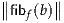 ∥∥fibf(b)∥∥