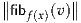 ∥        ∥
∥fibf(x)(v)∥