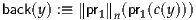 back(y) :≡ ∥pr1∥n(pr1(c(y)))
