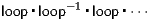 loop ▪loop-1▪loop▪⋅⋅⋅
