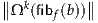 ∥∥Ωk (fibf(b))∥∥