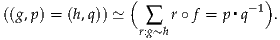                 (                )
((g,p) = (h,q)) ≃   ∑  r∘f = p ▪q-1 .
                 r:g~h
