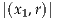 |(x1,r)|