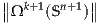 ∥∥Ωk+1(Sn+1)∥∥