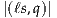 |(ℓs,q)|