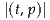 |(t,p)|