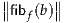 ∥∥fibf(b)∥∥