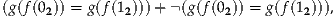 (g(f(02)) = g(f(12)))+ (g(f(02)) = g(f(12))),
