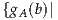 {gA (b)|