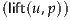 (lift(u,p))