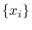 $ \{x_i\}$