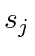$ s_j$