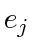 $ e_j$