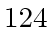 $ 124$