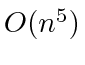 $ O(n^5)$