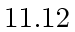 $ 11.12$