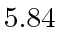 $ 5.84$