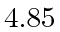 $ 4.85$