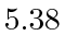 $ 5.38$