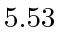 $ 5.53$