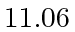 $ 11.06$