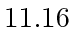 $ 11.16$