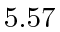 $ 5.57$