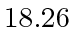 $ 18.26$