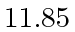 $ 11.85$