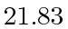 $ 21.83$