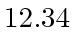 $ 12.34$